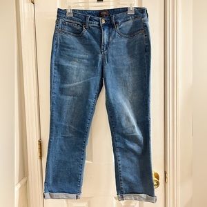 NYDJ cropped jeans.